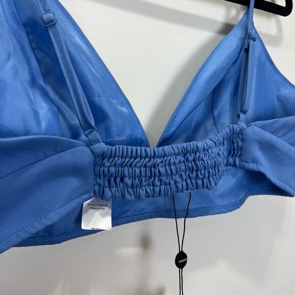 Unique 21 Blue Cropped Tank - Picture 5 of 5